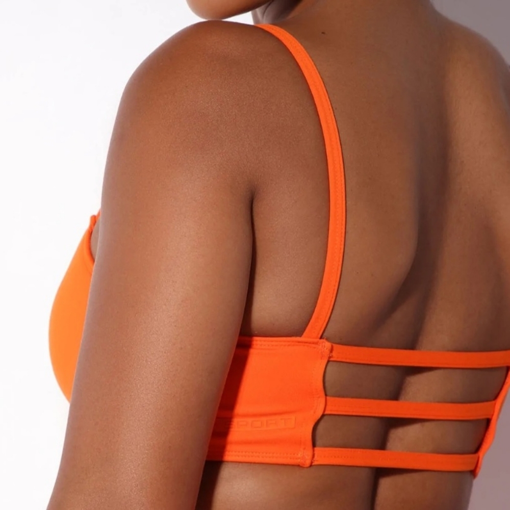 Orange sports bra - Picture 3 of 17